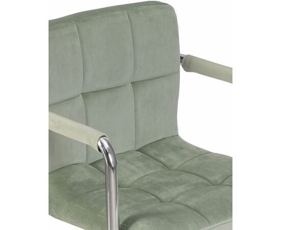 Офисное кресло для персонала DOBRIN TERRY, мятный велюр (MJ9-87), Вариант: мятный велюр (MJ9-87), изображение 7 | Интернет магазин мебели и декора LifeDekor
