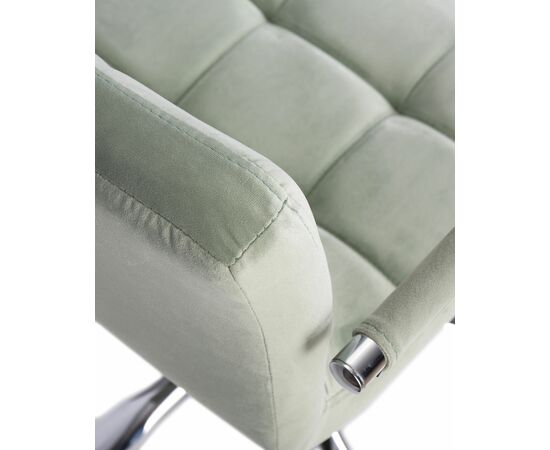 Офисное кресло для персонала DOBRIN TERRY, мятный велюр (MJ9-87), Вариант: мятный велюр (MJ9-87), изображение 8 | Интернет магазин мебели и декора LifeDekor