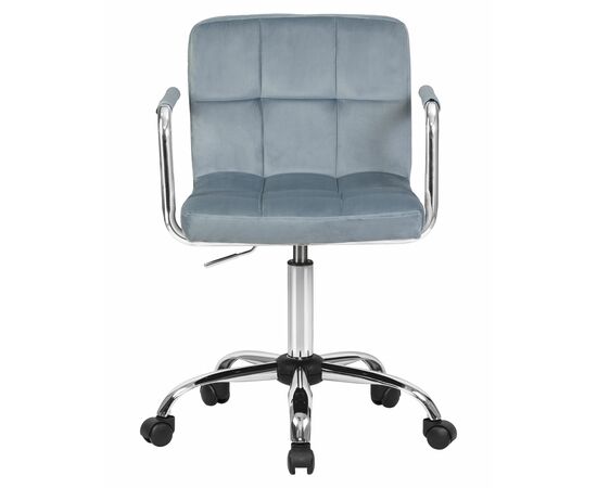 Офисное кресло для персонала DOBRIN TERRY, пудрово-голубой велюр (MJ9-74), Вариант: пудрово-голубой велюр (MJ9-74), изображение 6 | Интернет магазин мебели и декора LifeDekor