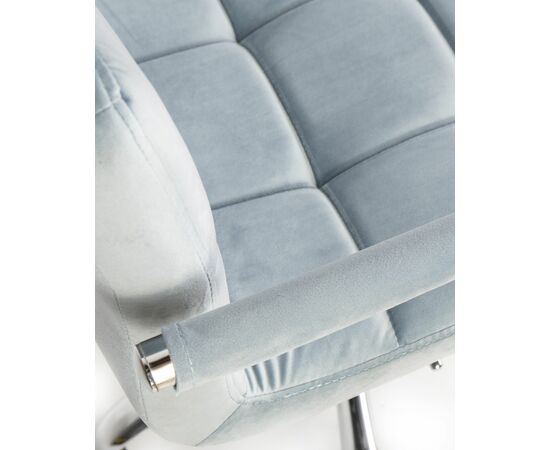 Офисное кресло для персонала DOBRIN TERRY, пудрово-голубой велюр (MJ9-74), Вариант: пудрово-голубой велюр (MJ9-74), изображение 8 | Интернет магазин мебели и декора LifeDekor