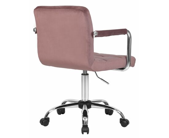 Офисное кресло для персонала DOBRIN TERRY, пудрово-розовый велюр (MJ9-32), Вариант: пудрово-розовый велюр (MJ9-32), изображение 4 | Интернет магазин мебели и декора LifeDekor