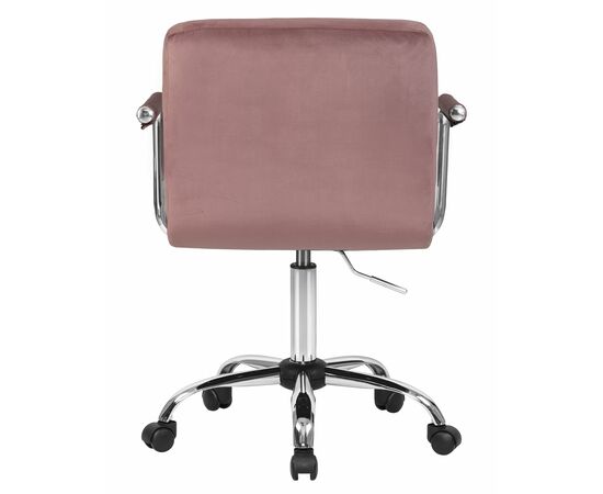 Офисное кресло для персонала DOBRIN TERRY, пудрово-розовый велюр (MJ9-32), Вариант: пудрово-розовый велюр (MJ9-32), изображение 5 | Интернет магазин мебели и декора LifeDekor