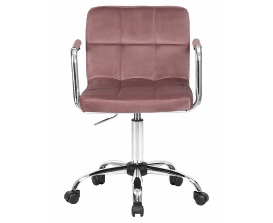 Офисное кресло для персонала DOBRIN TERRY, пудрово-розовый велюр (MJ9-32), Вариант: пудрово-розовый велюр (MJ9-32), изображение 6 | Интернет магазин мебели и декора LifeDekor