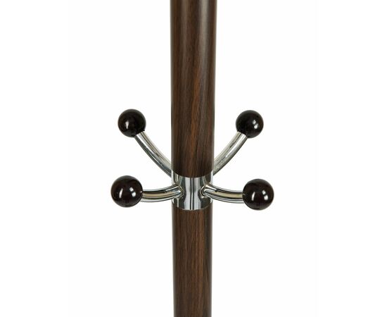 Вешалка напольная DOBRIN CLYDE, чёрный мрамор, коричневый под дерево, Вариант: чёрный мрамор, коричневый под дерево, изображение 2 | Интернет магазин мебели и декора LifeDekor