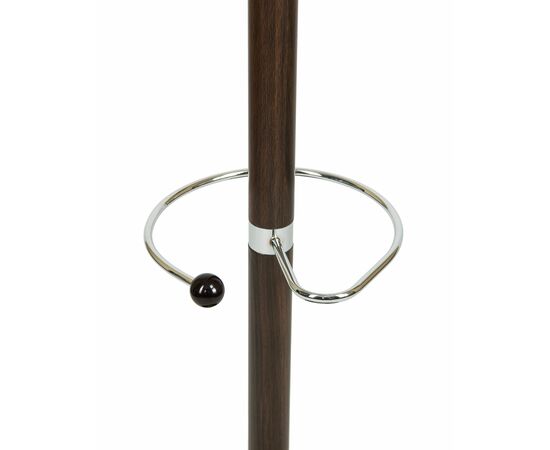 Вешалка напольная DOBRIN CLYDE, чёрный мрамор, коричневый под дерево, Вариант: чёрный мрамор, коричневый под дерево, изображение 4 | Интернет магазин мебели и декора LifeDekor