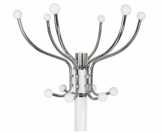 Вешалка напольная DOBRIN BONNY, белый мрамор, белый, Вариант: белый мрамор, белый, изображение 2 | Интернет магазин мебели и декора LifeDekor