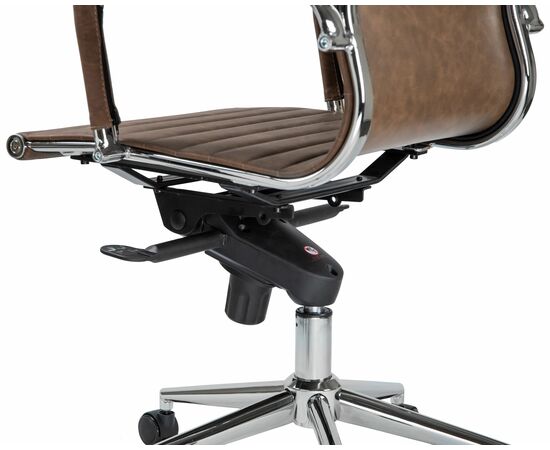 Офисное кресло для руководителей DOBRIN CLARK, коричневый лофт №320, Вариант: коричневый лофт №320, изображение 9 | Интернет магазин мебели и декора LifeDekor