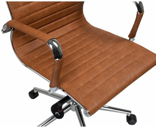 Офисное кресло для руководителей DOBRIN CLARK, светло-коричневый №321, Вариант: светло-коричневый №321, изображение 8 | Интернет магазин мебели и декора LifeDekor