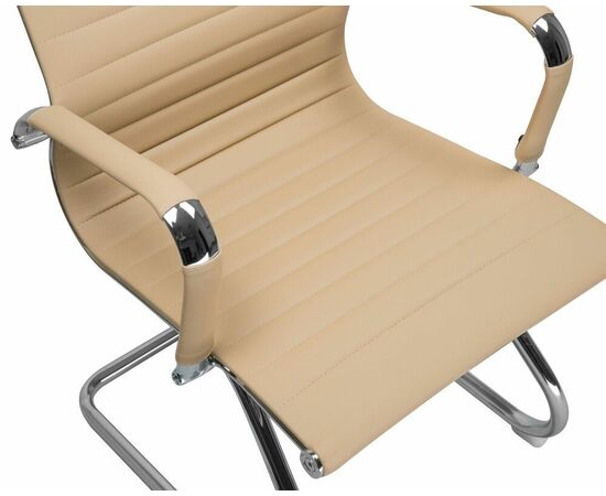 Офисное кресло для посетителей DOBRIN CODY, бежевый, Вариант: бежевый, изображение 8 | Интернет магазин мебели и декора LifeDekor
