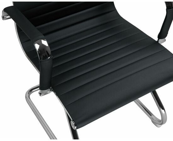 Офисное кресло для посетителей DOBRIN CODY, чёрный, Вариант: чёрный, изображение 6 | Интернет магазин мебели и декора LifeDekor