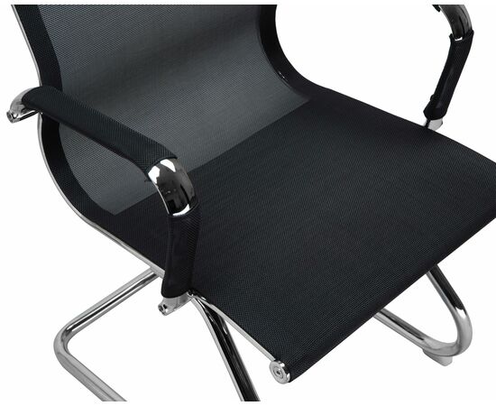 Офисное кресло для посетителей DOBRIN CODY MESH, чёрный, Вариант: чёрный, изображение 8 | Интернет магазин мебели и декора LifeDekor