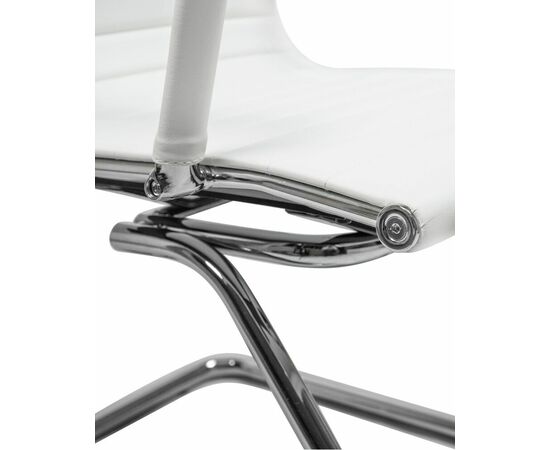 Офисное кресло для посетителей DOBRIN CODY, белый, Вариант: белый, изображение 7 | Интернет магазин мебели и декора LifeDekor