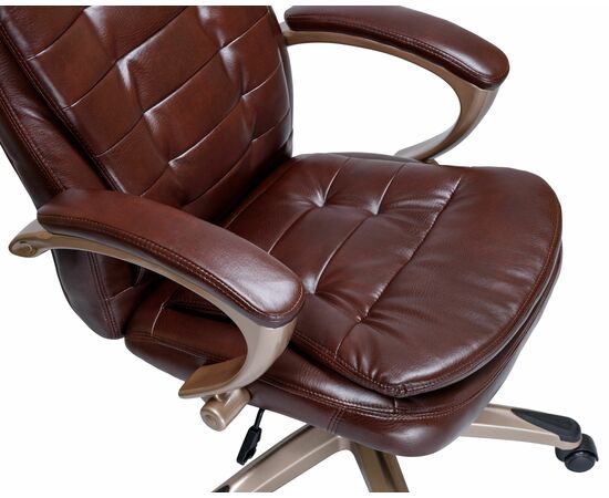 Офисное кресло для руководителей DOBRIN DONALD, коричневый, Вариант: коричневый, изображение 7 | Интернет магазин мебели и декора LifeDekor