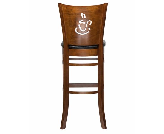 Стул барный DOBRIN JERRY BAR, шоколад, чёрный, Вариант: шоколад, чёрный, изображение 3 | Интернет магазин мебели и декора LifeDekor