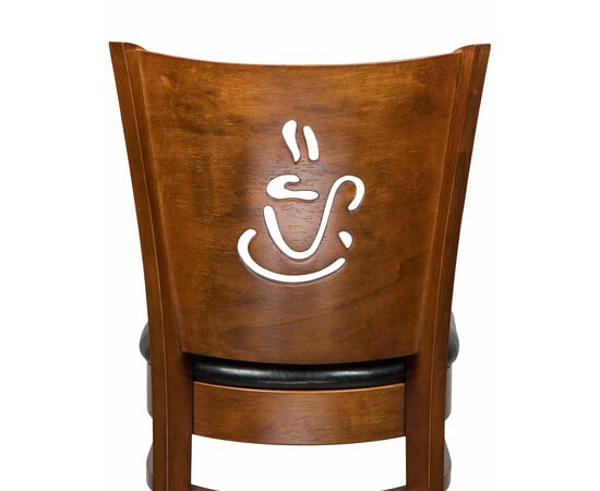 Стул барный DOBRIN JERRY BAR, шоколад, чёрный, Вариант: шоколад, чёрный, изображение 6 | Интернет магазин мебели и декора LifeDekor