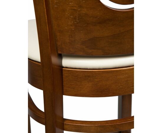 Стул барный DOBRIN JERRY BAR, шоколад, кремовый, Вариант: шоколад, кремовый, изображение 6 | Интернет магазин мебели и декора LifeDekor