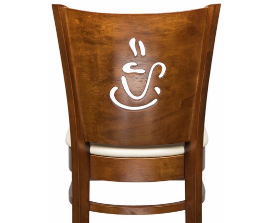 Стул барный DOBRIN JERRY BAR, шоколад, кремовый, Вариант: шоколад, кремовый, изображение 7 | Интернет магазин мебели и декора LifeDekor