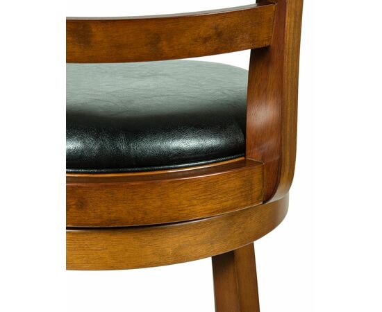 Стул барный DOBRIN WILLIAM BAR, шоколад, чёрный, Вариант: шоколад, чёрный, изображение 6 | Интернет магазин мебели и декора LifeDekor