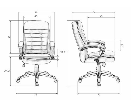 Офисное кресло для руководителей DOBRIN DONALD, бежевый, Вариант: бежевый, изображение 13 | Интернет магазин мебели и декора LifeDekor