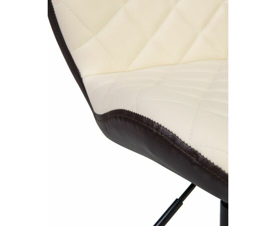 Офисное кресло для персонала DOBRIN RORY, кремово-коричневый, Вариант: кремово-коричневый, изображение 8 | Интернет магазин мебели и декора LifeDekor