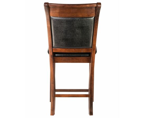 Стул полубарный DOBRIN ALAN COUNTER, эспрессо, чёрный, Вариант: эспрессо, чёрный, изображение 3 | Интернет магазин мебели и декора LifeDekor