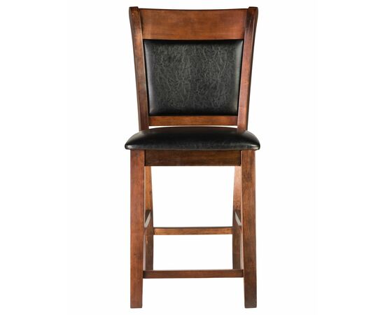 Стул полубарный DOBRIN ALAN COUNTER, эспрессо, чёрный, Вариант: эспрессо, чёрный, изображение 4 | Интернет магазин мебели и декора LifeDekor