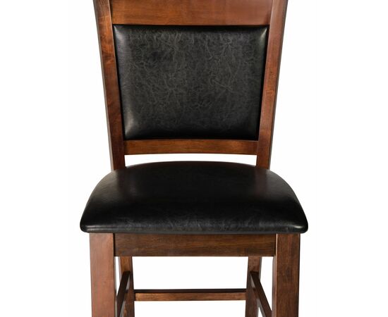 Стул полубарный DOBRIN ALAN COUNTER, эспрессо, чёрный, Вариант: эспрессо, чёрный, изображение 5 | Интернет магазин мебели и декора LifeDekor