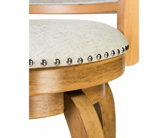 Стул барный DOBRIN VIVIAN BAR, бежевый, дуб, Вариант: бежевый, дуб, изображение 7 | Интернет магазин мебели и декора LifeDekor