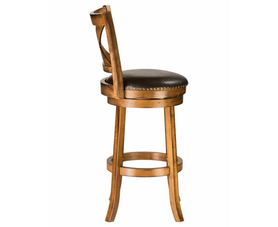 Стул барный DOBRIN BRANDON BAR, античный ясень, коричневый, Вариант: античный ясень, коричневый, изображение 3 | Интернет магазин мебели и декора LifeDekor