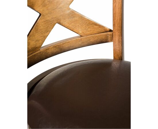 Стул барный DOBRIN BRANDON BAR, античный ясень, коричневый, Вариант: античный ясень, коричневый, изображение 7 | Интернет магазин мебели и декора LifeDekor