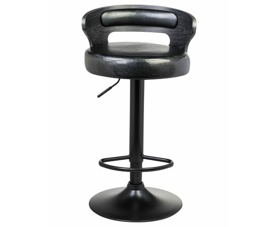 Стул барный DOBRIN FRED BLACK, чёрное дерево, чёрный, Вариант: чёрное дерево, чёрный, изображение 4 | Интернет магазин мебели и декора LifeDekor