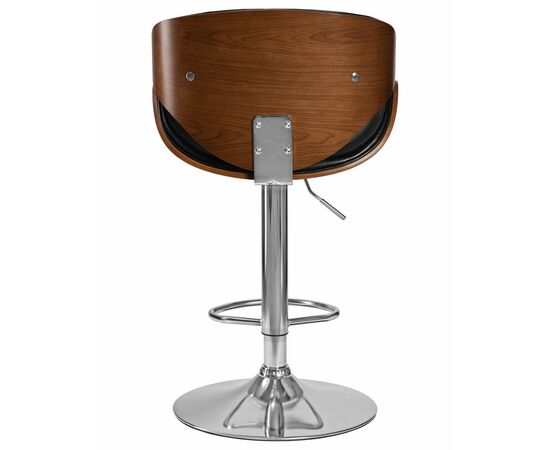 Стул барный DOBRIN KARTER, коричневое дерево, чёрный, Вариант: коричневое дерево, чёрный, изображение 5 | Интернет магазин мебели и декора LifeDekor