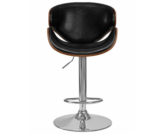 Стул барный DOBRIN KARTER, коричневое дерево, чёрный, Вариант: коричневое дерево, чёрный, изображение 6 | Интернет магазин мебели и декора LifeDekor