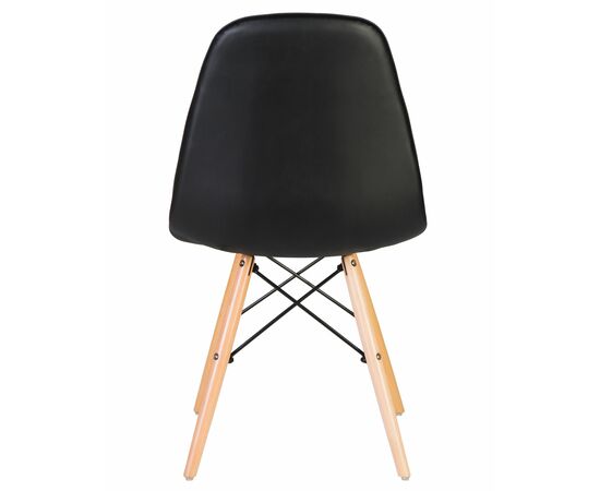 Стул обеденный DOBRIN BENNET, ножки светлый бук, чёрный, Вариант: ножки светлый бук, чёрный, изображение 5 | Интернет магазин мебели и декора LifeDekor