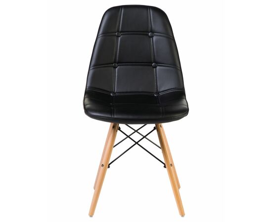 Стул обеденный DOBRIN BENNET, ножки светлый бук, чёрный, Вариант: ножки светлый бук, чёрный, изображение 6 | Интернет магазин мебели и декора LifeDekor