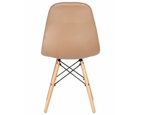 Стул обеденный DOBRIN BENNET, ножки светлый бук, коричневый, Вариант: ножки светлый бук, коричневый, изображение 5 | Интернет магазин мебели и декора LifeDekor