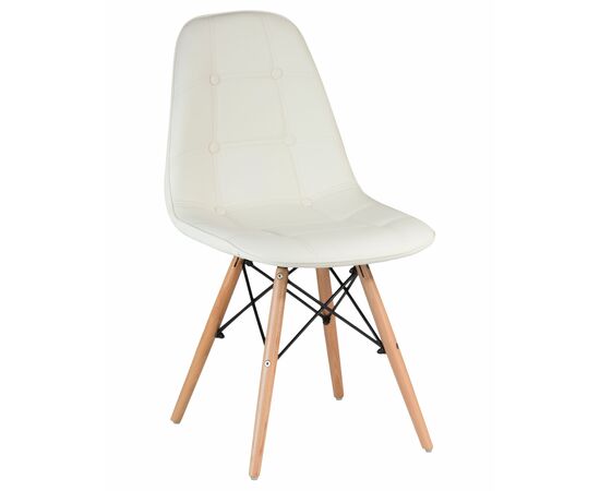 Стул обеденный DOBRIN BENNET, ножки светлый бук, кремовый, Вариант: ножки светлый бук, кремовый | Интернет магазин мебели и декора LifeDekor