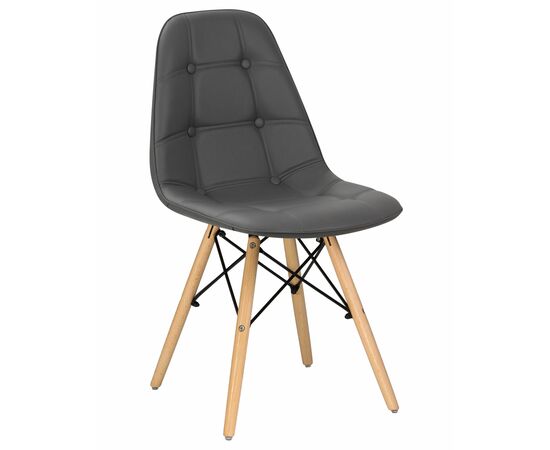 Стул обеденный DOBRIN BENNET, ножки светлый бук, серый, Вариант: ножки светлый бук, серый | Интернет магазин мебели и декора LifeDekor