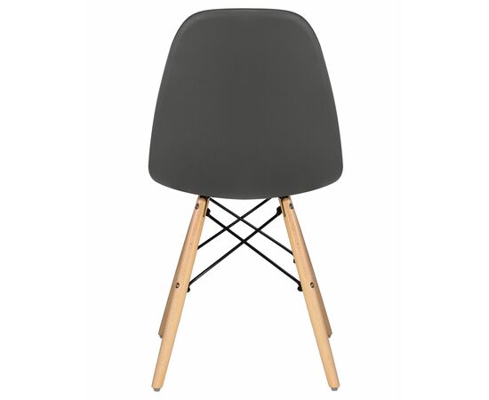 Стул обеденный DOBRIN BENNET, ножки светлый бук, серый, Вариант: ножки светлый бук, серый, изображение 5 | Интернет магазин мебели и декора LifeDekor