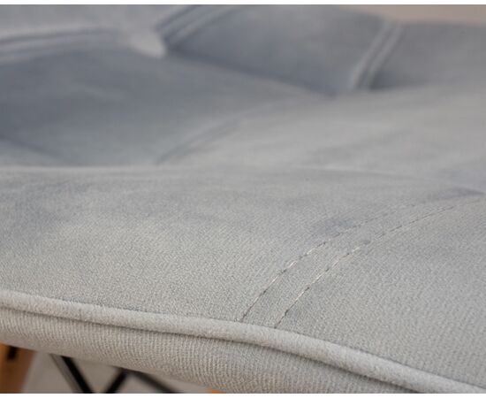 Стул обеденный DOBRIN BENNET, ножки светлый бук, пудрово-голубой велюр (HLR-15), Вариант: ножки светлый бук, пудрово-голубой велюр (HLR-15), изображение 8 | Интернет магазин мебели и декора LifeDekor