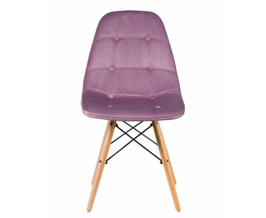 Стул обеденный DOBRIN BENNET, ножки светлый бук, пудрово-сиреневый велюр (HLR-27), Вариант: ножки светлый бук, пудрово-сиреневый велюр (HLR-27), изображение 6 | Интернет магазин мебели и декора LifeDekor