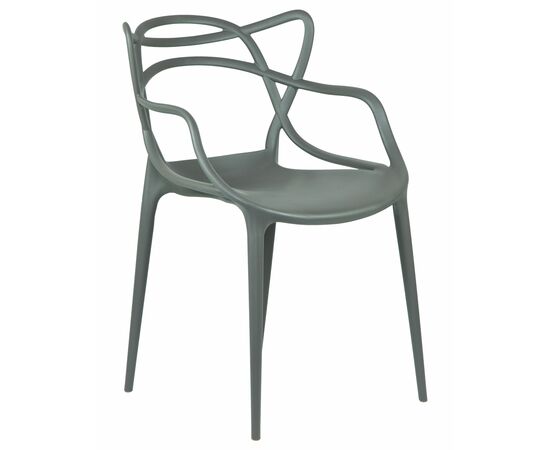 Стул обеденный DOBRIN MASTERS, тёмно-серый (GR-04), Вариант: тёмно-серый (GR-04), изображение 2 | Интернет магазин мебели и декора LifeDekor