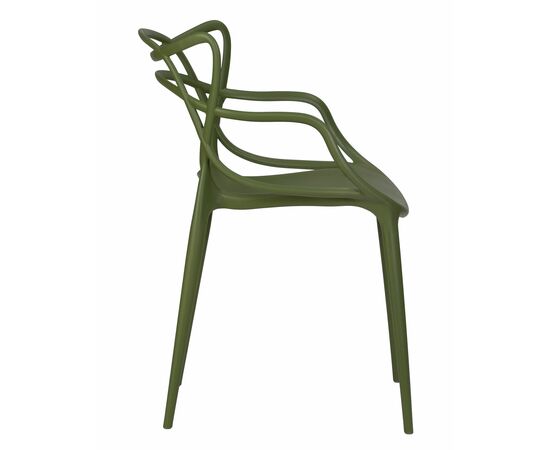 Стул обеденный DOBRIN MASTERS, зеленый хаки (G-17), Вариант: зеленый хаки (G-17), изображение 3 | Интернет магазин мебели и декора LifeDekor
