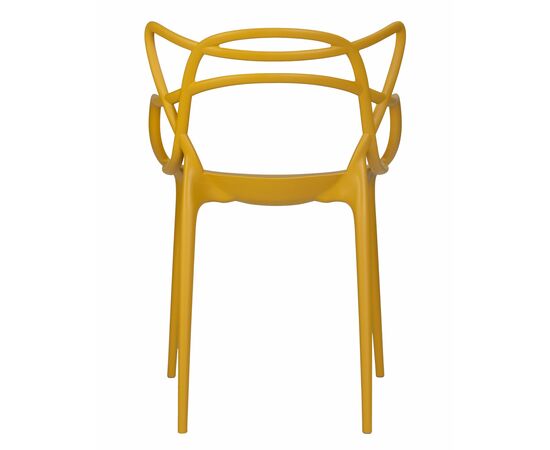 Стул обеденный DOBRIN MASTERS, горчичный (Y-03), Вариант: горчичный (Y-03), изображение 4 | Интернет магазин мебели и декора LifeDekor