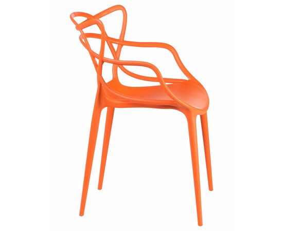 Стул обеденный DOBRIN MASTERS, оранжевый (O-02), Вариант: оранжевый (O-02), изображение 3 | Интернет магазин мебели и декора LifeDekor