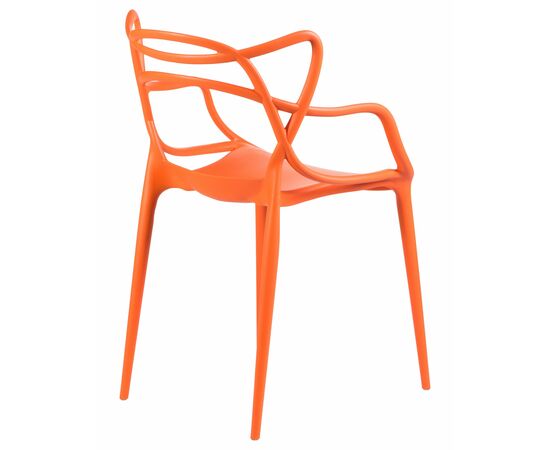 Стул обеденный DOBRIN MASTERS, оранжевый (O-02), Вариант: оранжевый (O-02), изображение 4 | Интернет магазин мебели и декора LifeDekor