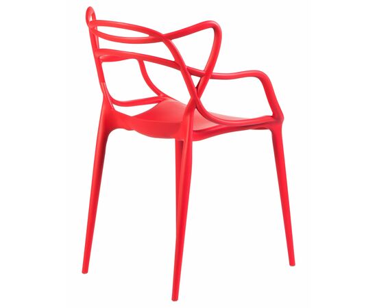 Стул обеденный DOBRIN MASTERS, красный (R-02), Вариант: красный (R-02), изображение 4 | Интернет магазин мебели и декора LifeDekor