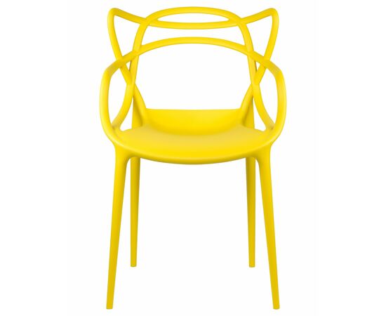 Стул обеденный DOBRIN MASTERS, жёлтый (Y-01), Вариант: жёлтый (Y-01), изображение 6 | Интернет магазин мебели и декора LifeDekor