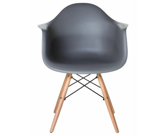 Стул обеденный DOBRIN DAW, ножки светлый бук, цвет сиденья тёмно-серый (GR-04), Вариант: ножки светлый бук, цвет сиденья тёмно-серый (GR-04), изображение 5 | Интернет магазин мебели и декора LifeDekor