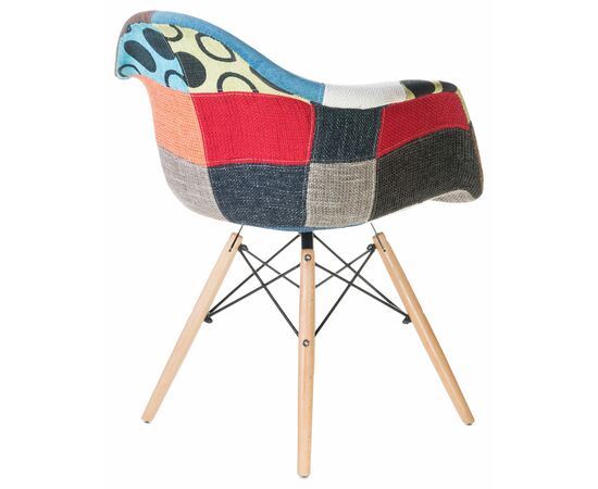 Стул обеденный DOBRIN DAW PATCHWORK, цвет сиденья мозаика, Вариант: цвет сиденья мозаика, изображение 4 | Интернет магазин мебели и декора LifeDekor